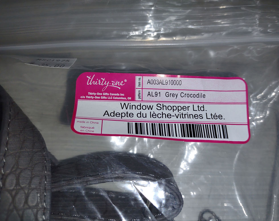 Thumbnail: Thirty-One Grey Crocodile Window Shopper