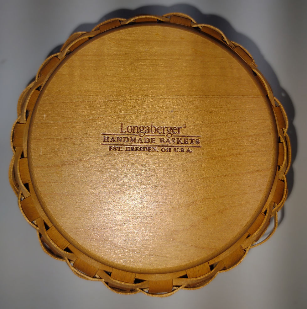 Thumbnail: Longaberger 2004 American Craft Originals Coaster Basket *READ*