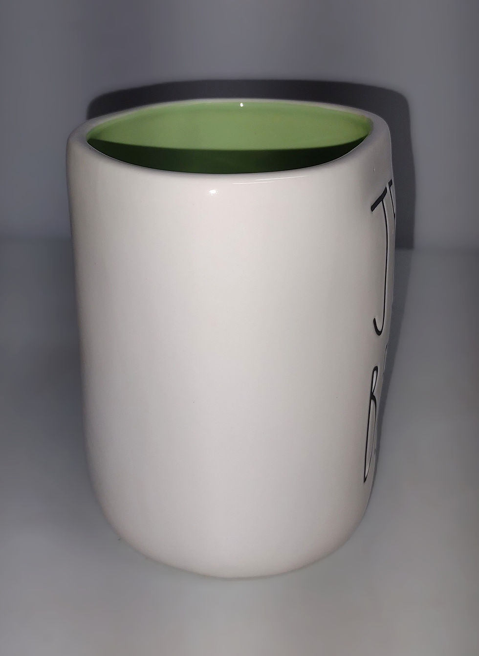 Thumbnail: Rae Dunn White "Jelly Beans" Mug (w/ green inside)