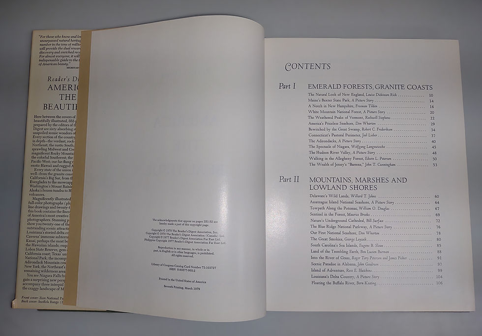 Thumbnail: America The Beautiful by Reader's Digest 1979 Hardcover with Dust Jacket