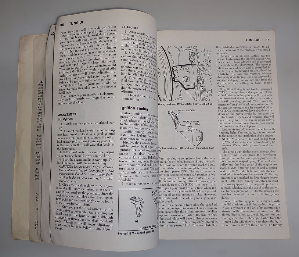 Thumbnail: Vintage 1982 Chilton's Repair & Tune-Up Guide-Cutlass 1970-82 Part No# 6933
