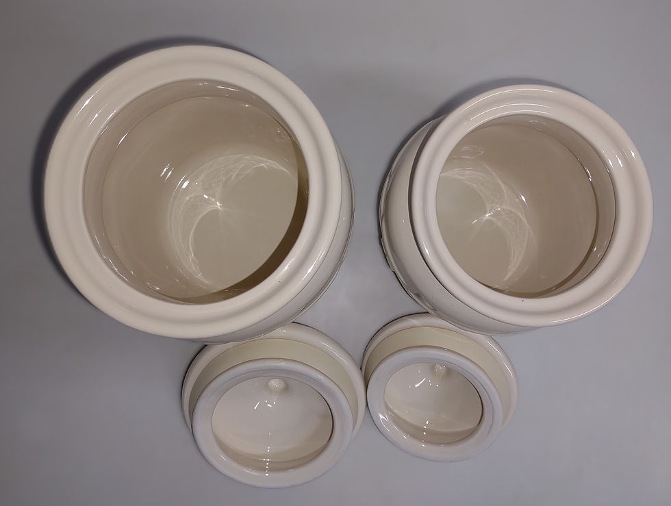 Thumbnail: Longaberger Canisters Set of 2, Blue (No Box)