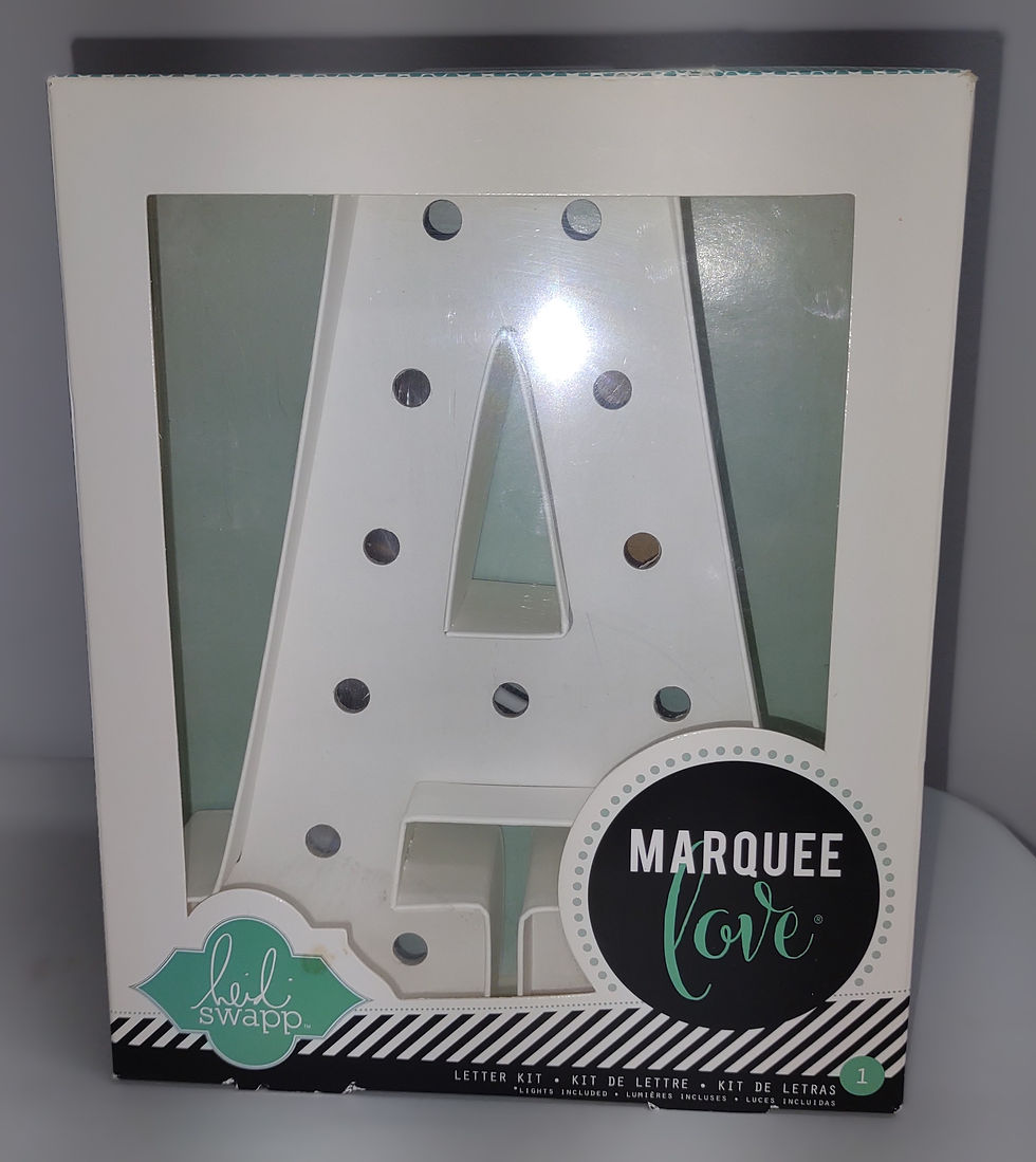 Marquee love 1 Letter A (lights included)