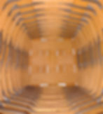 Thumbnail: Longaberger 1993 Heartland Large Peg Basket (w/ stationary handle)