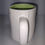 Thumbnail: Rae Dunn White "I Don't Carrot All" Double Sided Mug (w/ green inside)