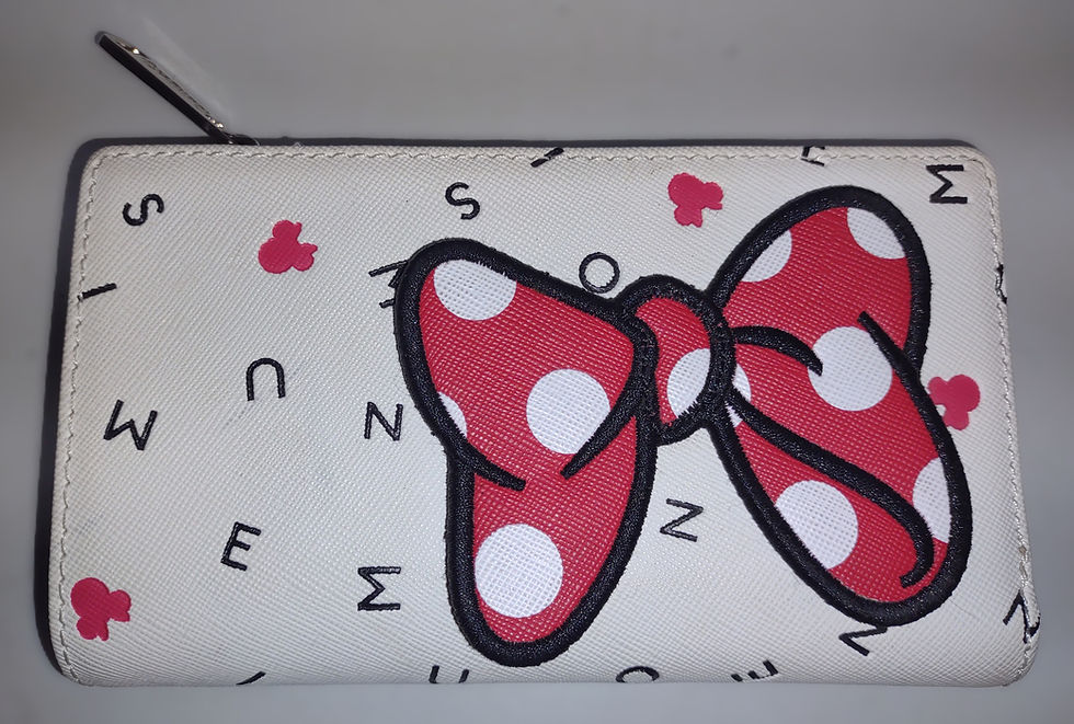 Thumbnail: Loungefly Disney "Minnie Mouse" Zippered White Wallet
