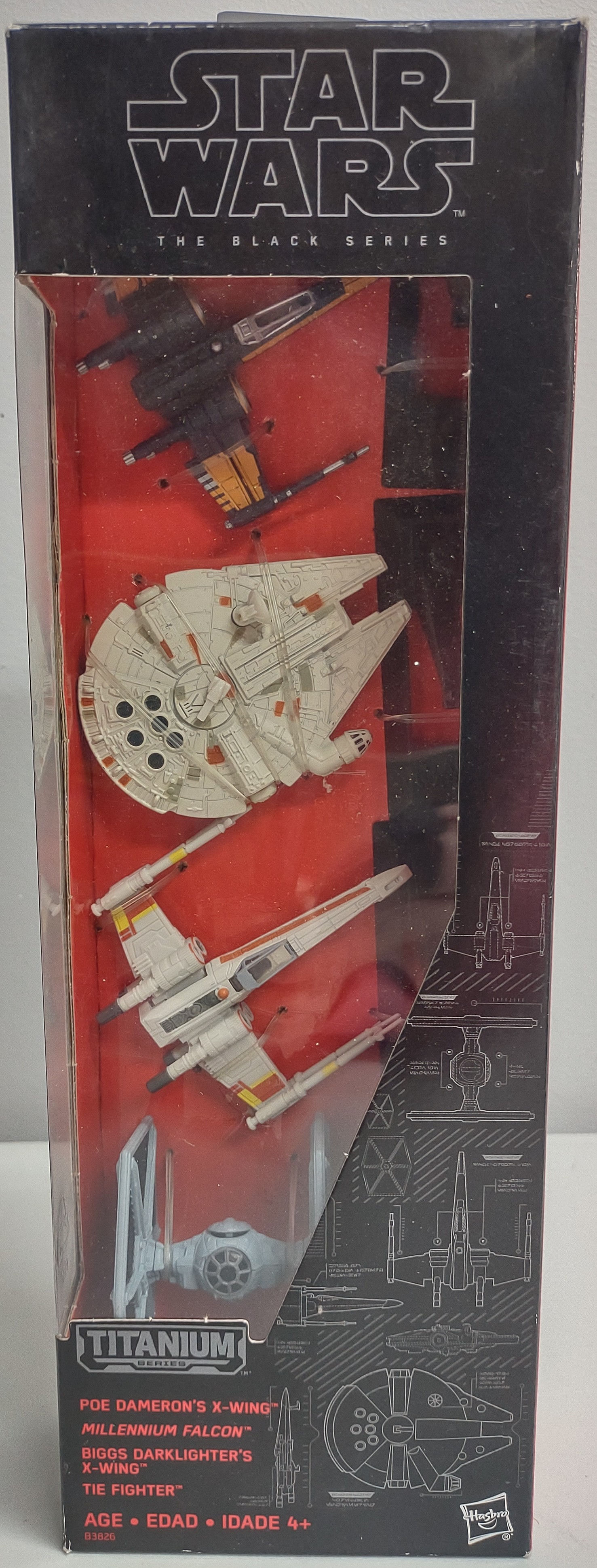 Star Wars The Black Series Titanium Series SET of 4