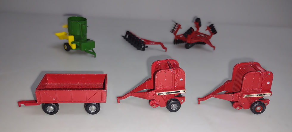 Thumbnail: Set of 6 ERTL Farm Equipment Toys