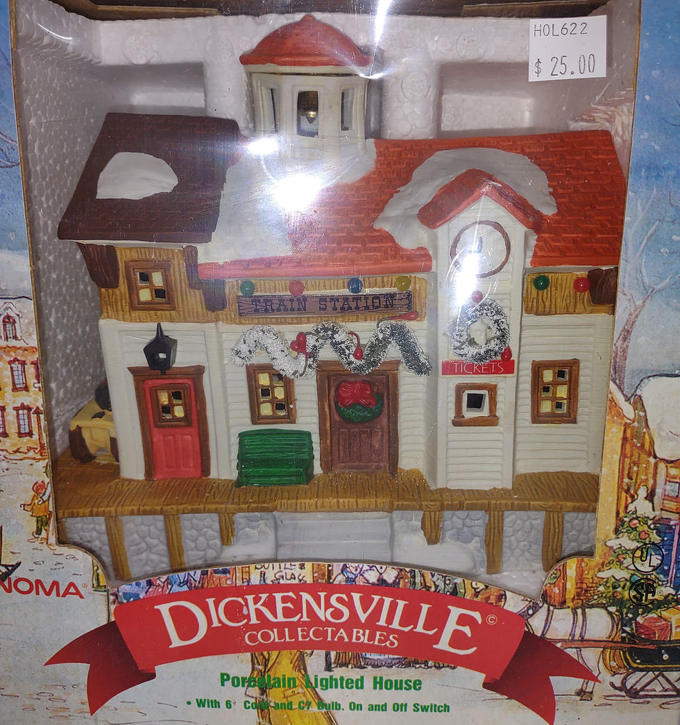 Thumbnail: Noma Dickensville Collectables Lighted Train Station