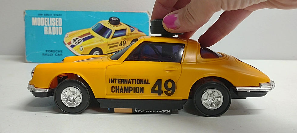 Thumbnail: Porsche Rally Car Toy AM Radio