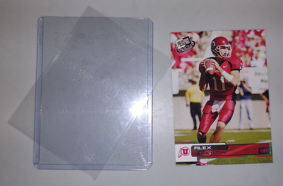 Thumbnail: Alex Smith 2005 Press Pass 10 Player Card (with sleeves)