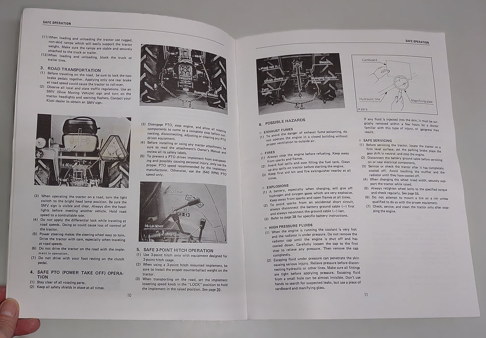 Thumbnail: KIOTI Owner's Manual LB 1914 4WD Tractor