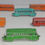 Thumbnail: Vintage Midge Toy 12 Train Cars Set #1