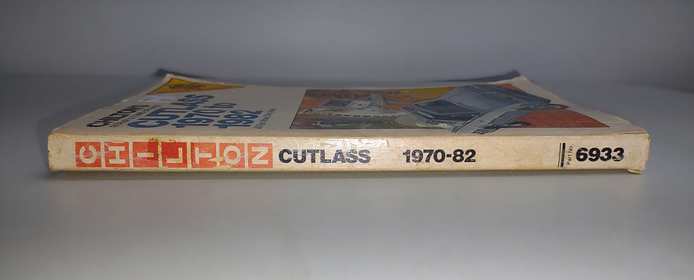 Thumbnail: Vintage 1982 Chilton's Repair & Tune-Up Guide-Cutlass 1970-82 Part No# 6933