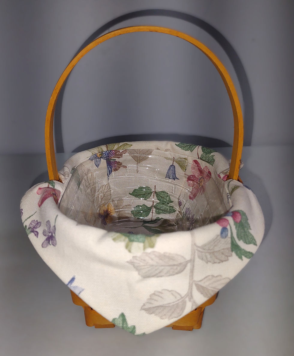 Thumbnail: Longaberger 1999 Horizon of Hope Basket (w/ stationary handle)