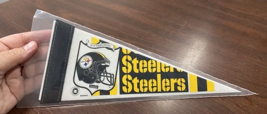 Mini Pennant w/Sleeve-Pittsburgh Steelers