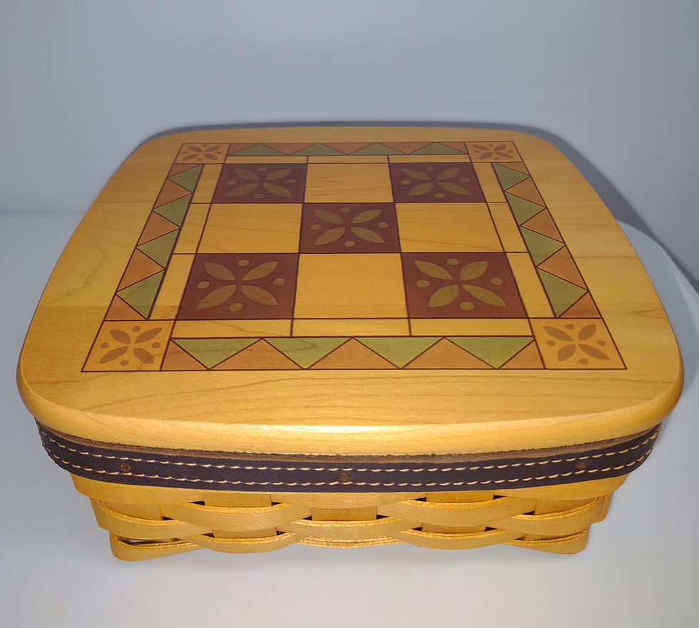 Longaberger 2001 Father’s Day Tic-Tac-Toe Basket