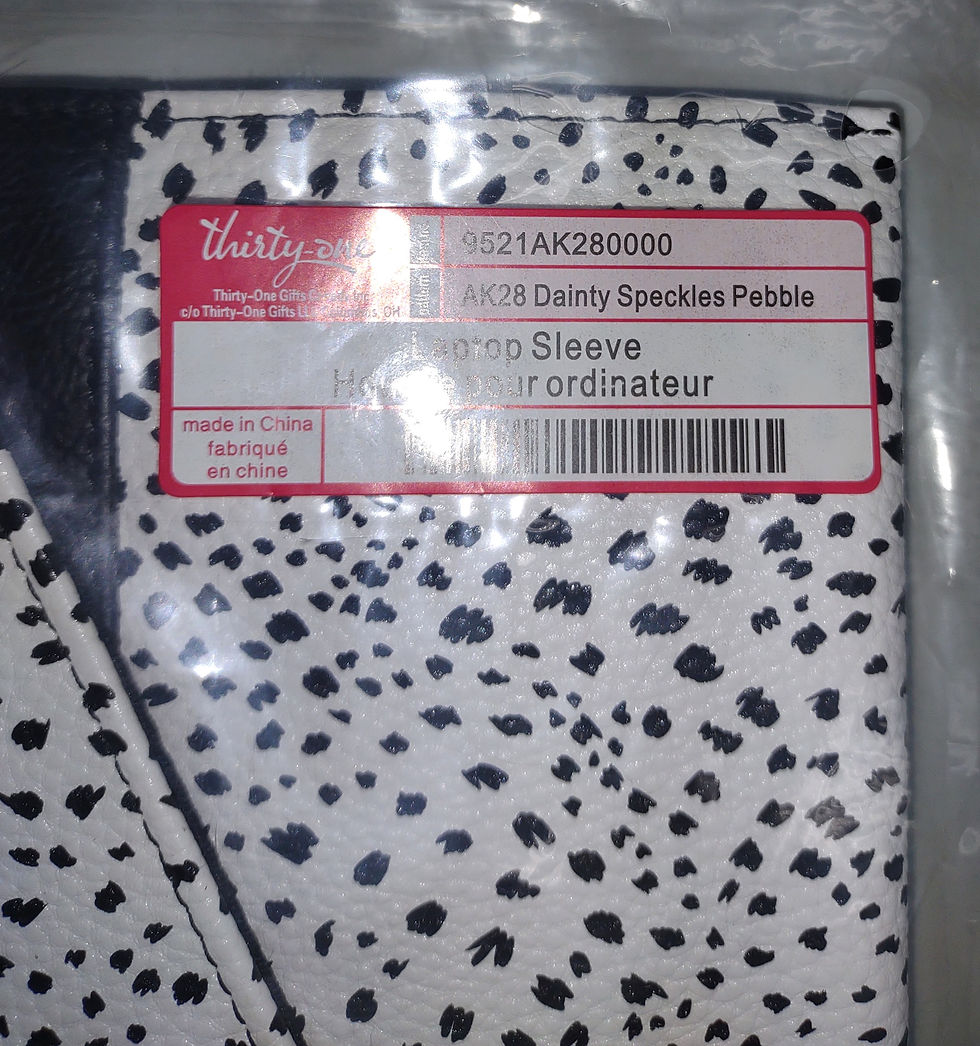 Thumbnail: Thirty-One Laptop Sleeve in Dainty Speckled Pebble
