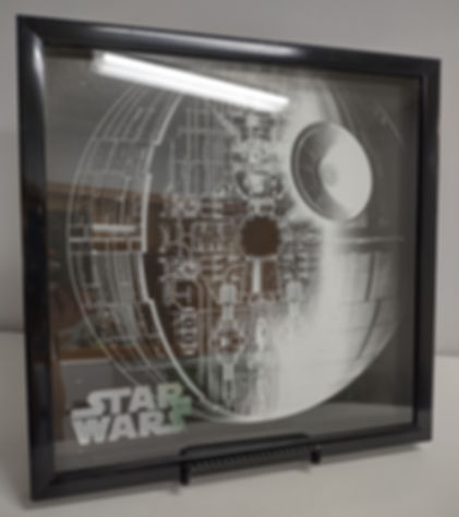 Star Wars 3D Black Framed Picture