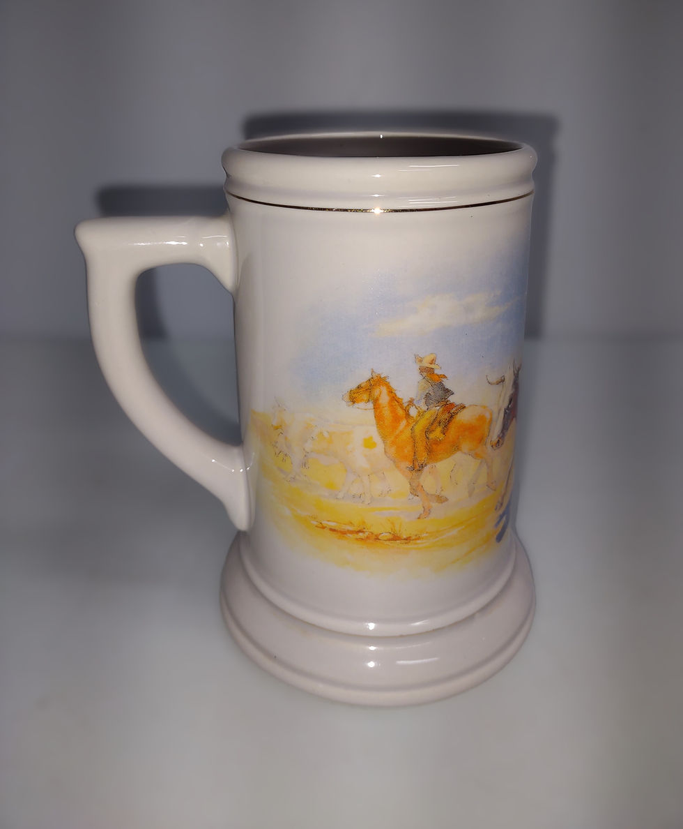 Thumbnail: Teleflora Beer Stein/Mug, Western Cowboy
