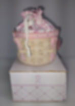 Thumbnail: Longaberger 2006 Horizon of Hope White Washed Basket