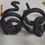 Thumbnail: SET of 4 Large Snake Rings, 2 Black, 2 Gold
