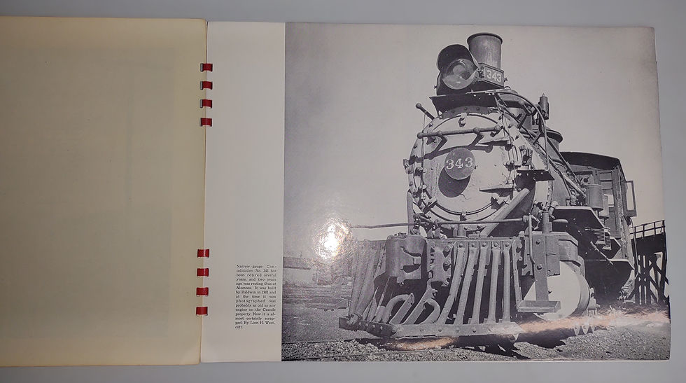 Thumbnail: Colorado Railroads: Train Album of Photographs 1943