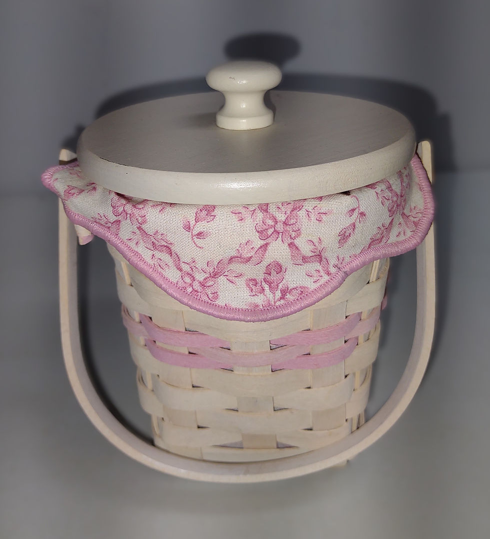 Thumbnail: Longaberger 2002 Horizon of Hope Basket WW (w/ swinging handle)