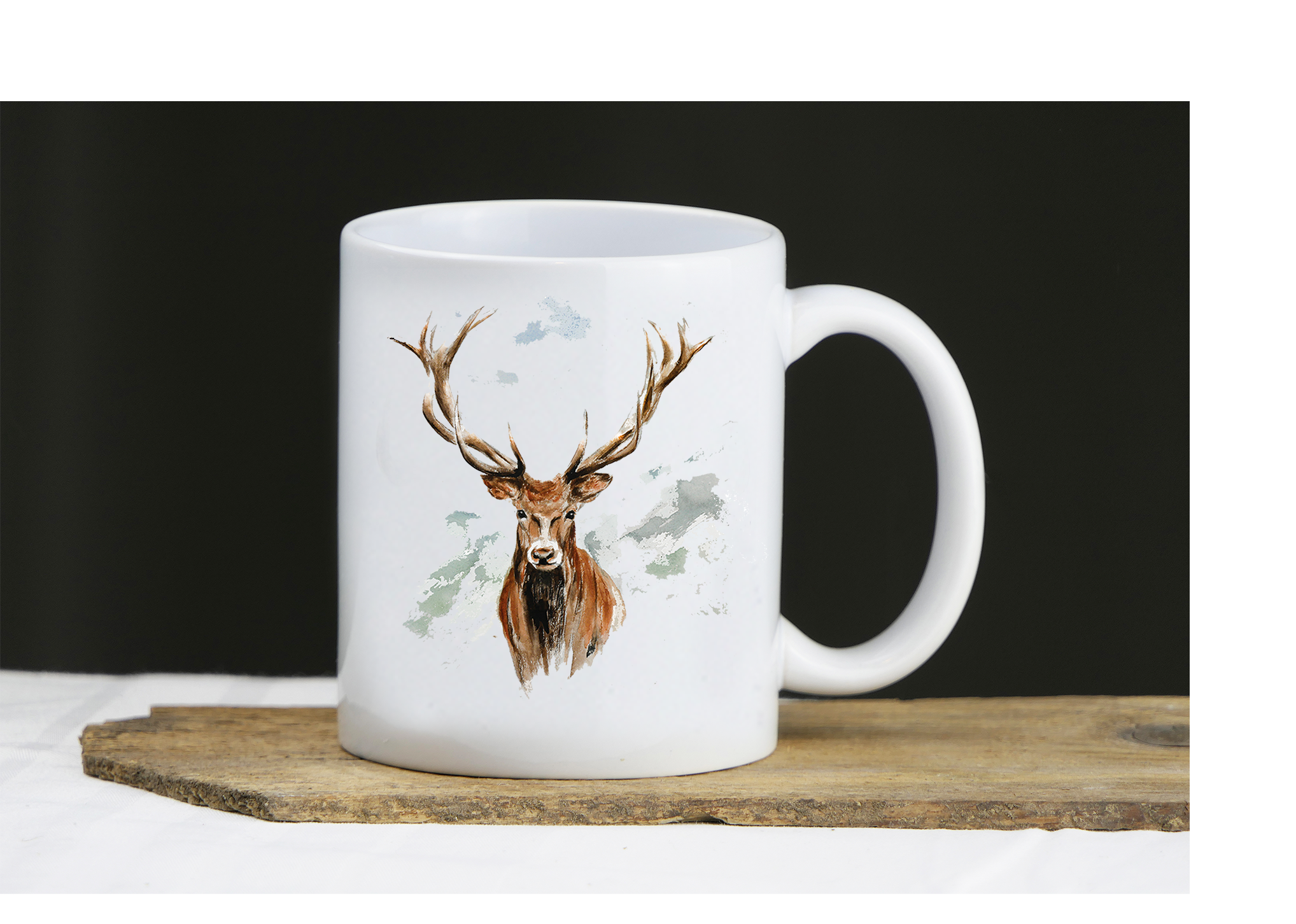 Keramik Kunsttasse "Hirsch 2"