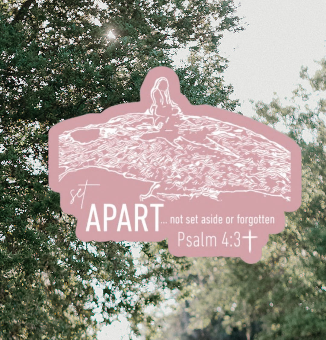 Copy of Surrendering to God's Timing Sticker
