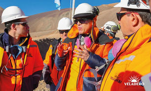 Veladero recibió la visita del presidente de Barrick para Latinoamerica