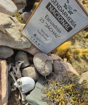 Hallazgo en Iglesia: encontraron restos humanos y vainas de fusil en la cordillera de Colangüil