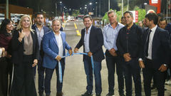 Orrego inauguró la primera etapa de la remodelación de la Difunta Correa en Vallecito
