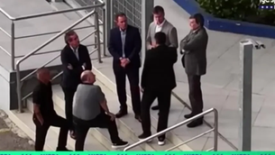 Brito y Riquelme se encontraron en La Bombonera por el adiós a Russo