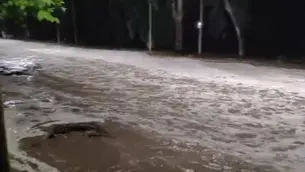 Drama en Ullum por las lluvias: cinco familias se autoevacuaron