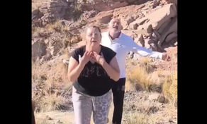 Multa millonaria y trabajo comunitario para los turistas que pintaron piedras en Mendoza