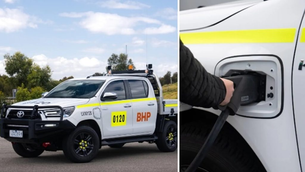 Toyota y BHP ponen a prueba una Hilux eléctrica en un proyecto de descarbonización