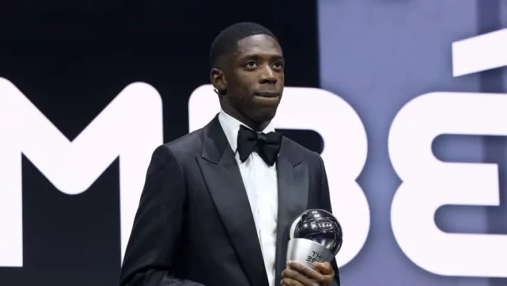 Ousmane Dembélé ganó el premio FIFA The Best al mejor jugador del año