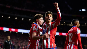 Con doblete de Julián Álvarez y un golazo de Giuliano Simeone, el Atlético venció 4-2 al Valladolid