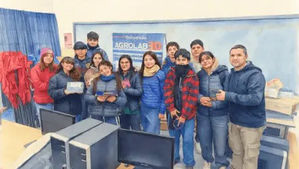 Desde Valle Fértil, una escuela fabrica prótesis en 3D para asistir a los damnificados por el terremoto en Venezuela