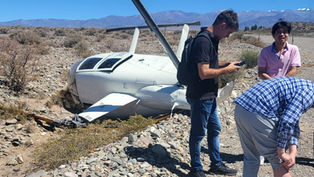 Un helicóptero volcó durante un operativo de reconocimiento y sus cuatro tripulantes resultaron ilesos