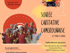 SOIRÉE CAMEROUNAISE CARITATIVE