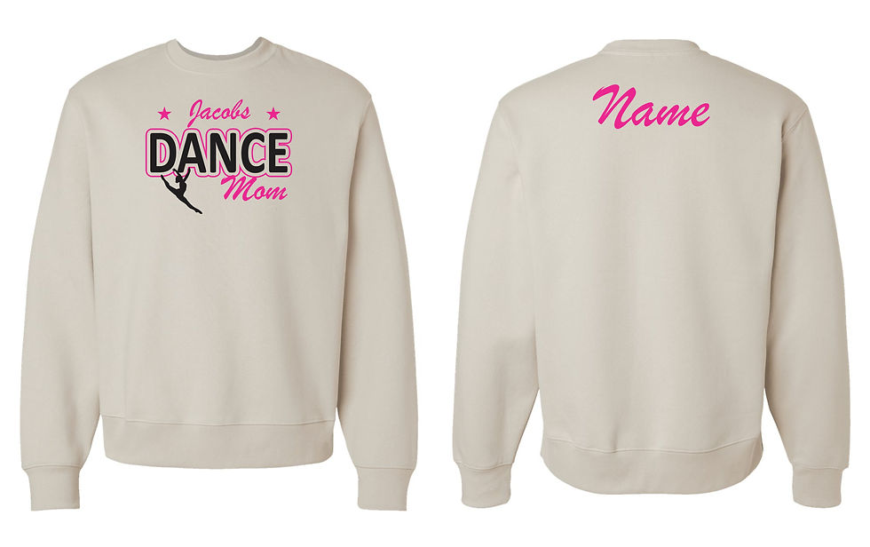 Thumbnail: Personalized Dance Mom Sweatshirt 4711