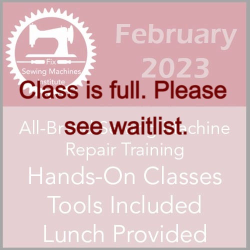 February 2023 Live Training fixsewingmachine