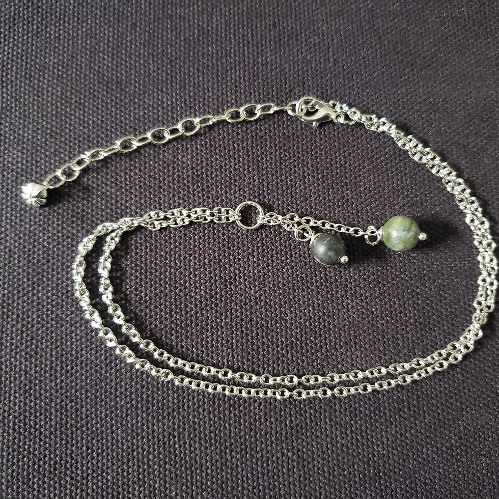 Thumbnail: Irish Connemara & Kilkenny Marble Necklace 5017