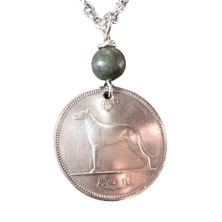 Celtic Sixpence Coin Necklace 