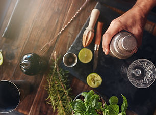 Making cocktails