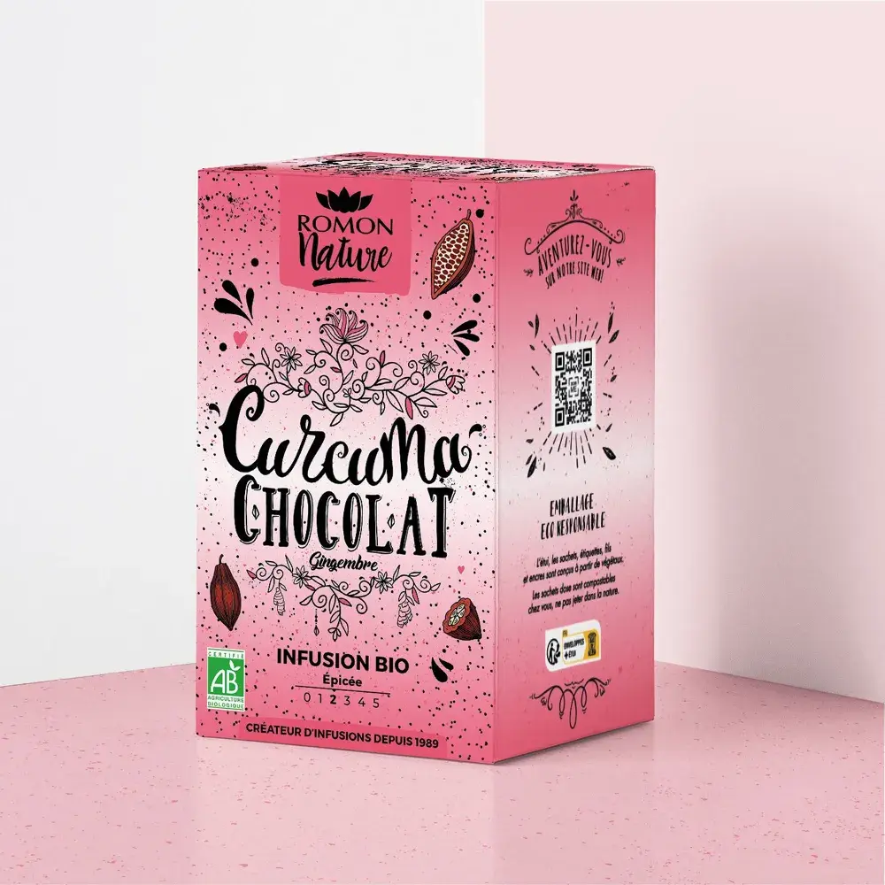 Curcuma chocolat bio - ROMON NATURE