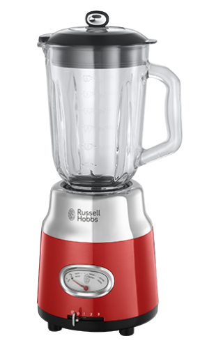 Thumbnail: Retro Cream, Ribbon Red Jug Blender Russell Hobbs