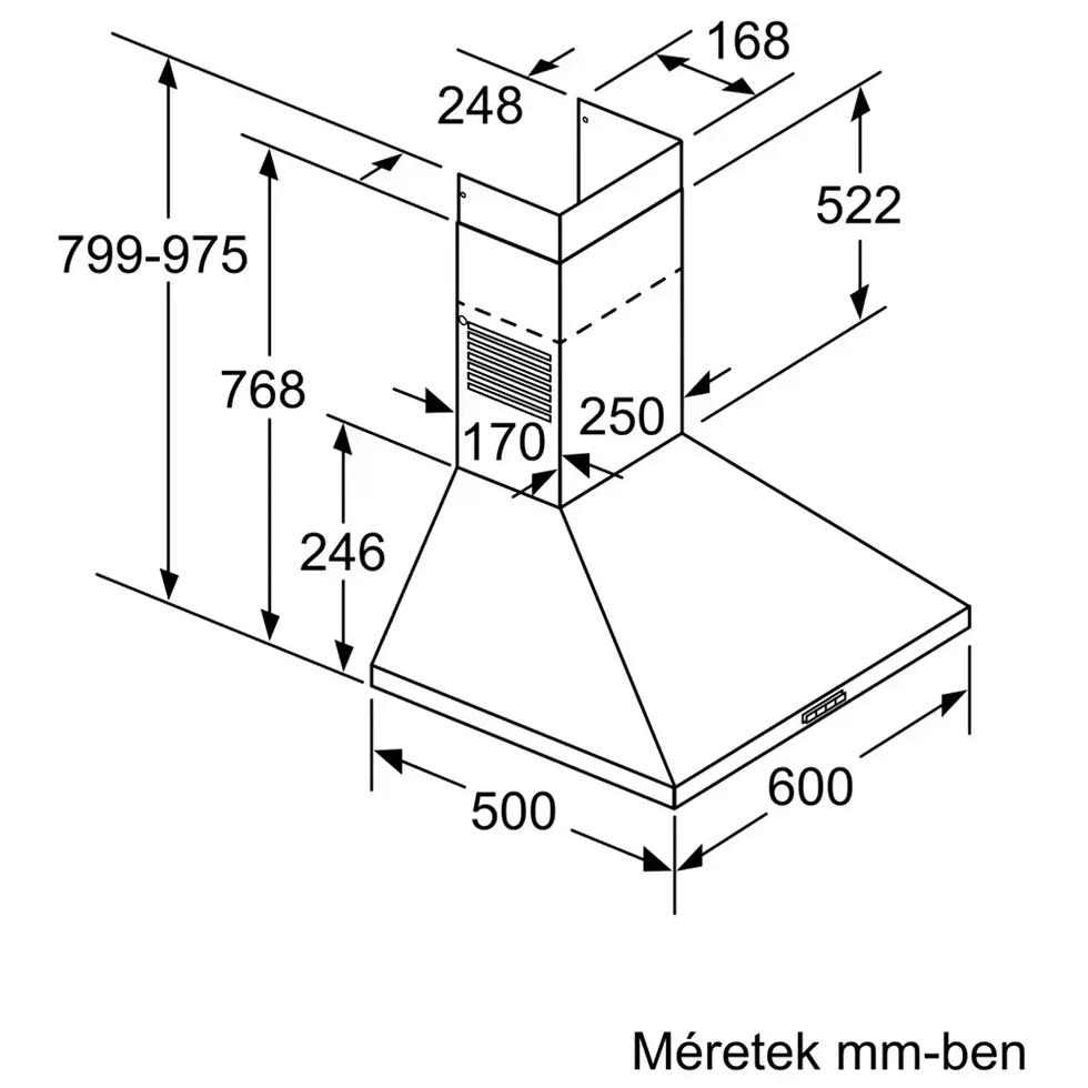 Thumbnail: Bosch Wall-Mounted Hood DWP64BC60